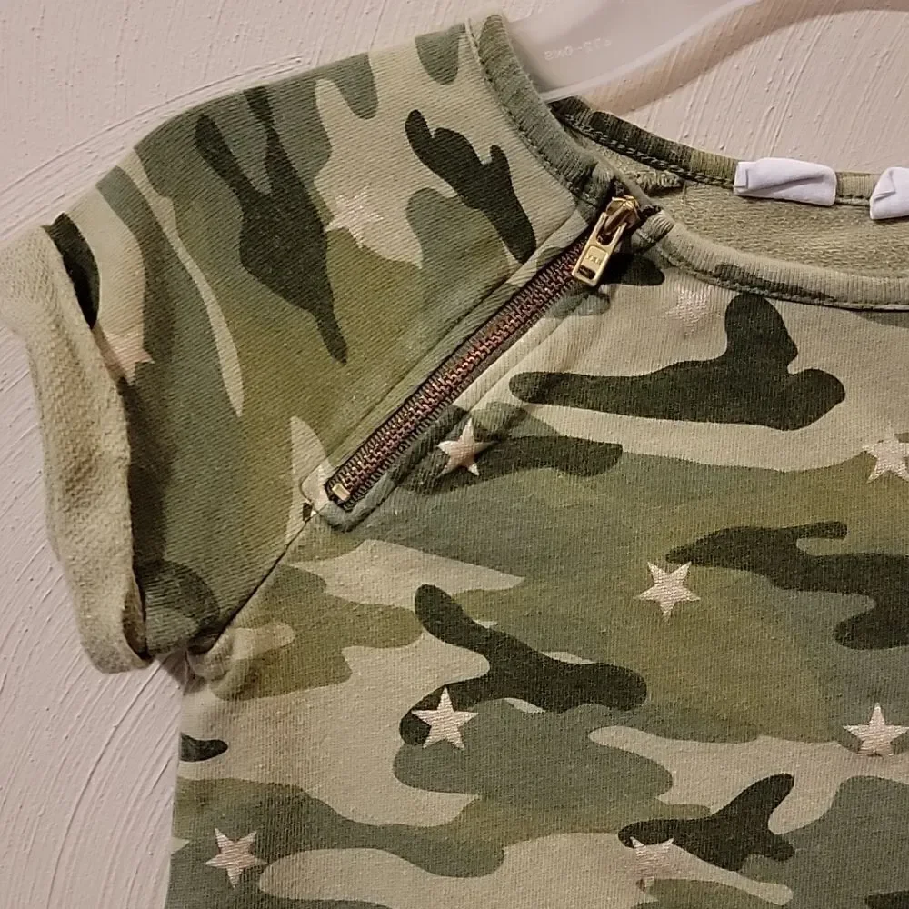 GAP CAMO CASUAL DRESS, SIZE 6/7